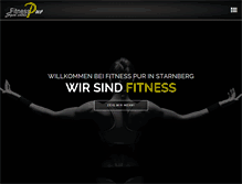 Tablet Screenshot of fitness-pur-starnberg.de